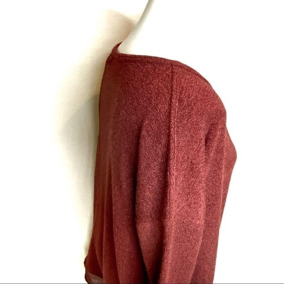 Silence + Noise burgundy Hannah oversized sweater - Picture 10 of 16